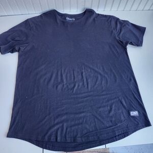 80Eighty Men’s Solid T-Shirt Size Large Black 100% Cotton Sz XXL